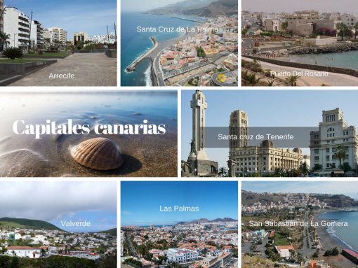 Capitales canarias. Fotografía: Autores varios Creative Commons