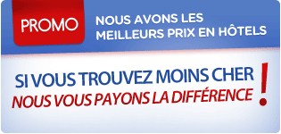 NOUS AVONS LES MEILLEURS PRIX DANS DES HÔTELS