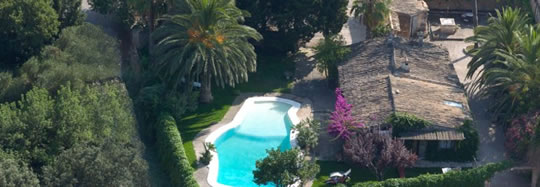 Vista finca Son Pons
