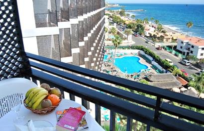 Una vista desde el hotel