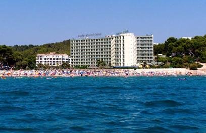 Vista desds el mar del Hotel Beverley Playa