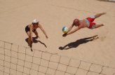 Zone de plage de voley