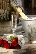 Detalle de catering para una boda