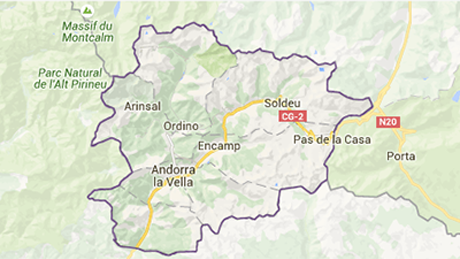 Andorra Map